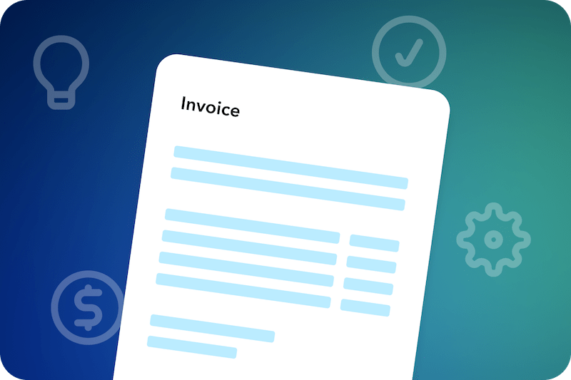 An invoice